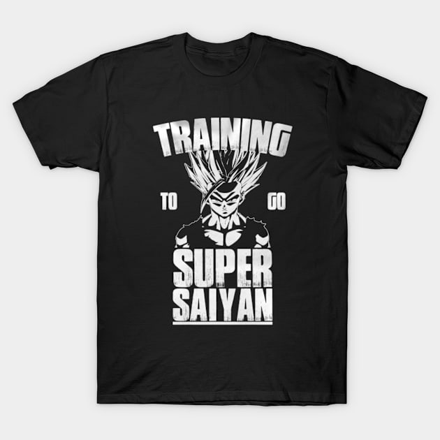 Teen Gohan "Training To Go Super Saiyan" T-Shirt T-Shirt by AnimeGearz